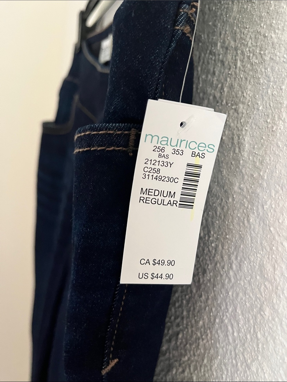 M Jeans by Maurices Cool Comfort Pull on Barely Boot High Rise Ultimate Stretch - Picture 2 of 10